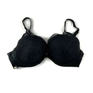 Chantelle Womens Bra Black Underwire Padded 34DDD